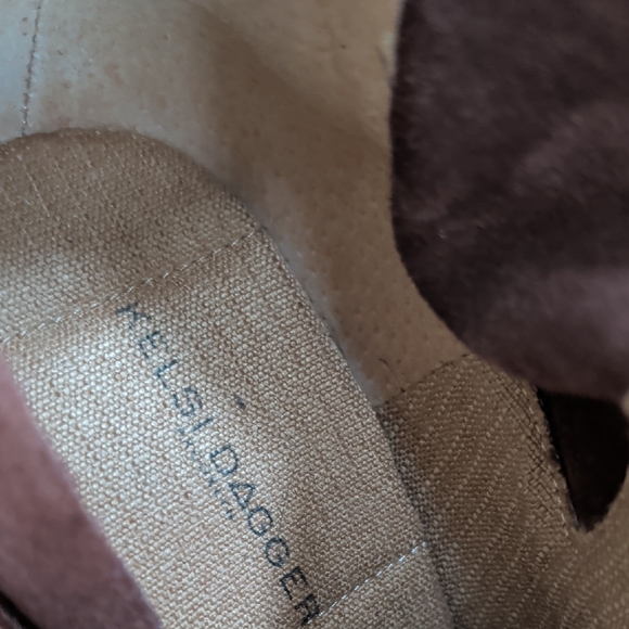 Kelsi Dagger Rich Brown Suede Over the Knee Boots - Picture 2 of 6